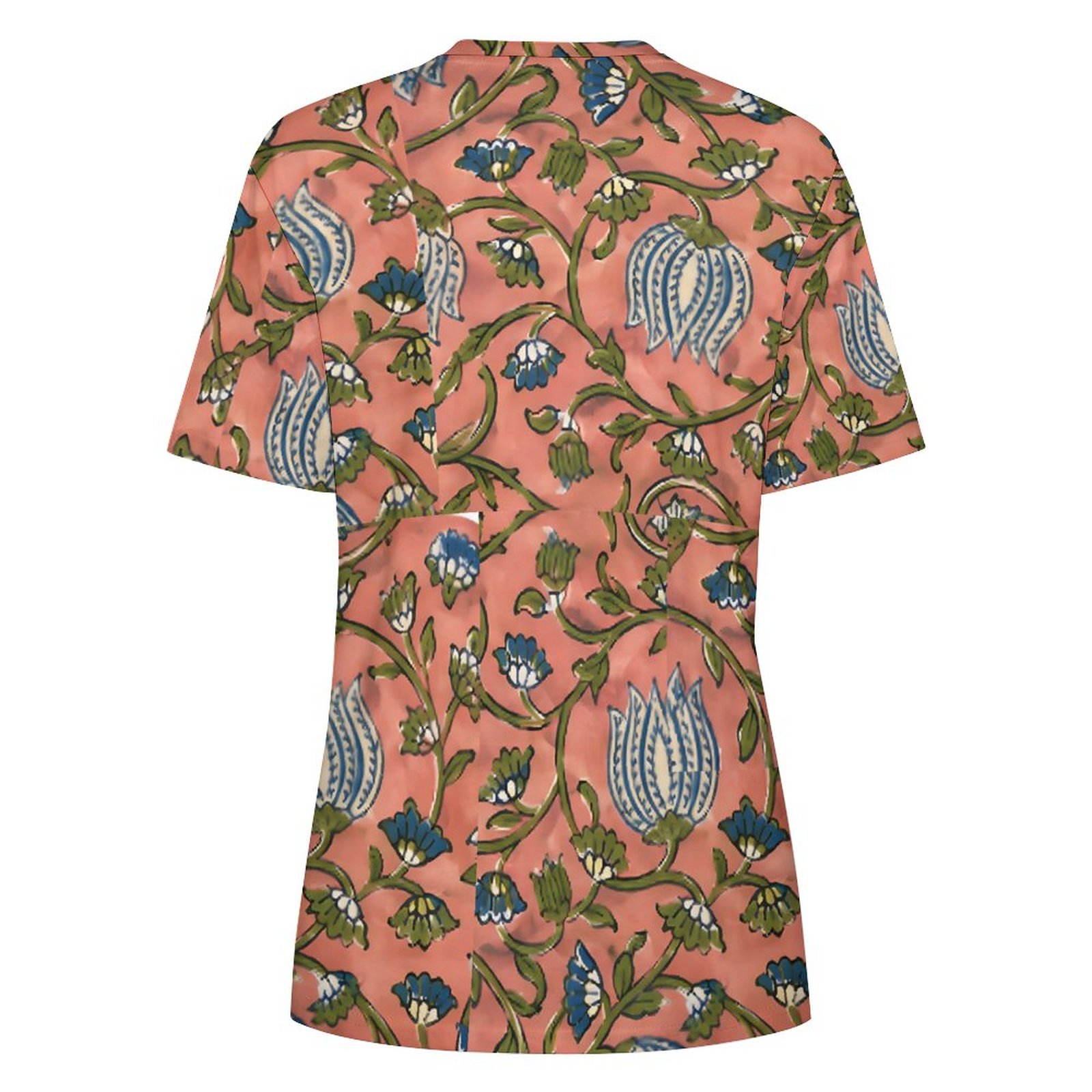 All over mugal print sanganeri bagru indian art paisley print tee shirt. All over mugal print sanganeri bagru indian art paisley print tee shirt.
