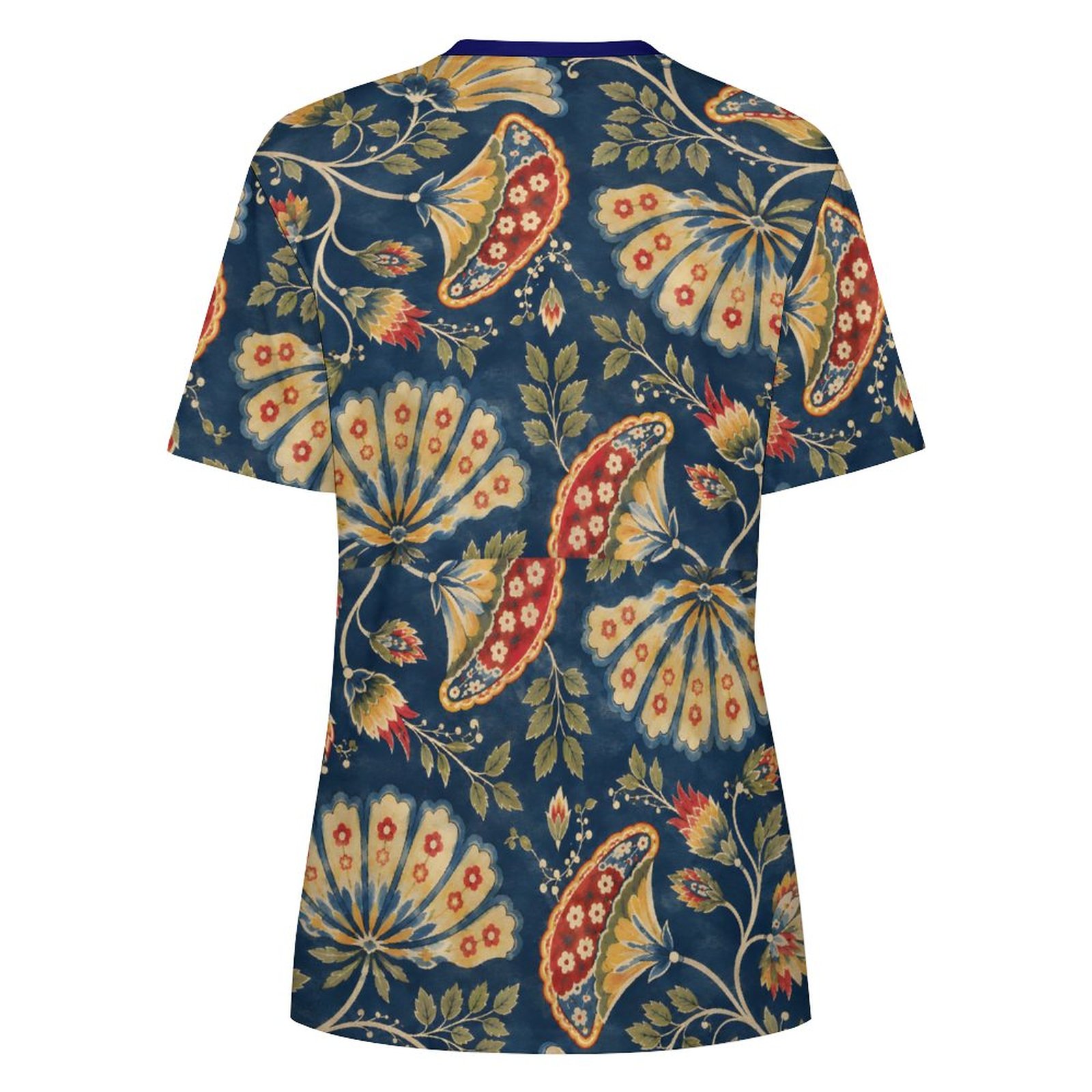 All over mugal print sanganeri bagru indian art Hand paisley print tee shirt. All over mugal print sanganeri bagru indian art Hand paisley print tee shirt.