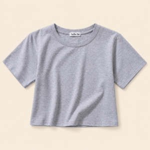 simple grey tee